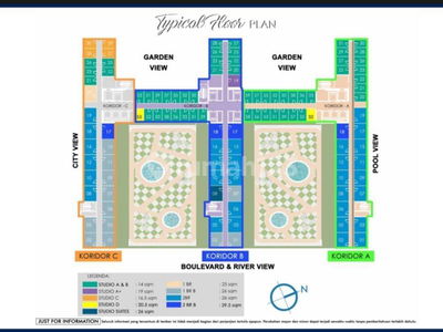 Osaka Riverview Apartment, Indonesia  Osaka Riverview Apartment, Indonesia