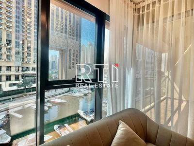 Dubai Marina Moon, United Arab Emirates  Dubai Marina Moon, United Arab Emirates